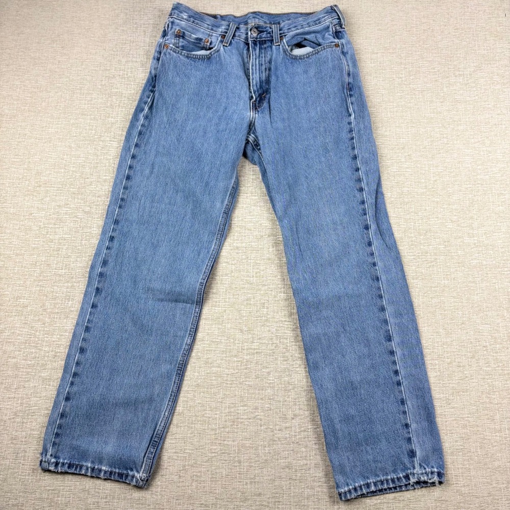Levis 550 Mens 31x30 Slight Distress Jeans Thigh Fade ** Vintage Style ** Denim